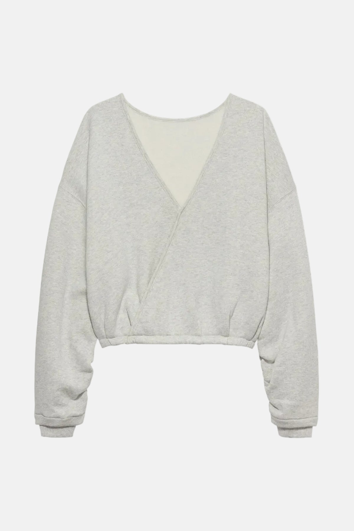 Sweater Back Detailed - Light Grey Melange