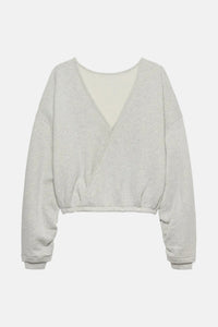 Sweater Back Detailed - Light Grey Melange