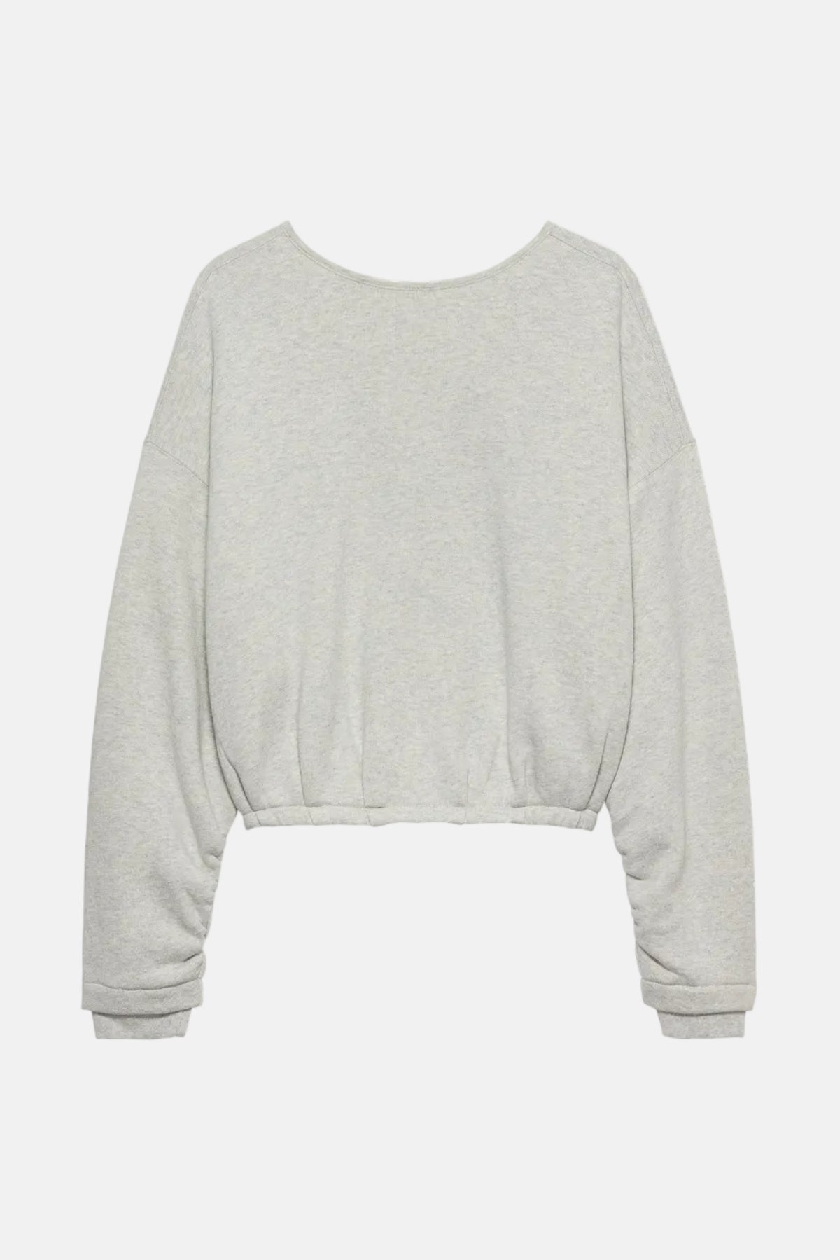 Sweater Back Detailed - Light Grey Melange
