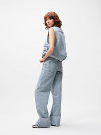 Bodywarmer Denim - light blue