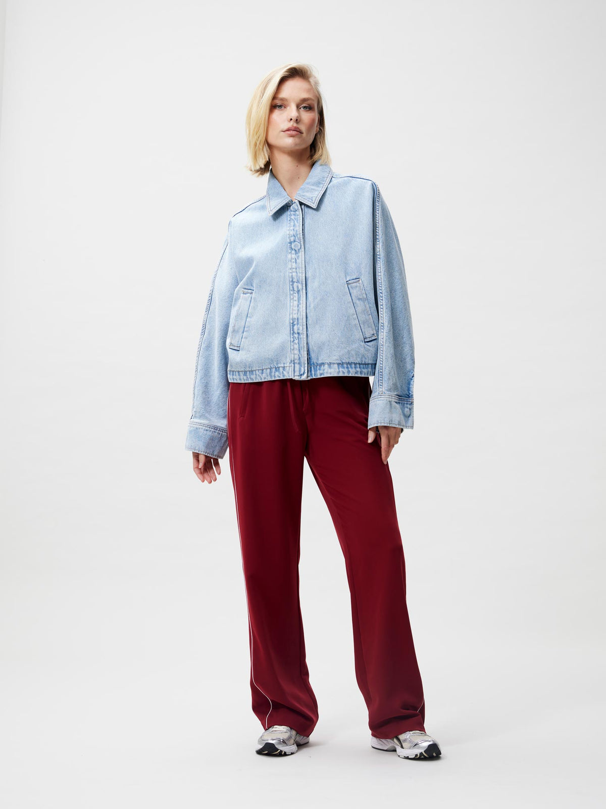 Jas batsleeve denim - Blue