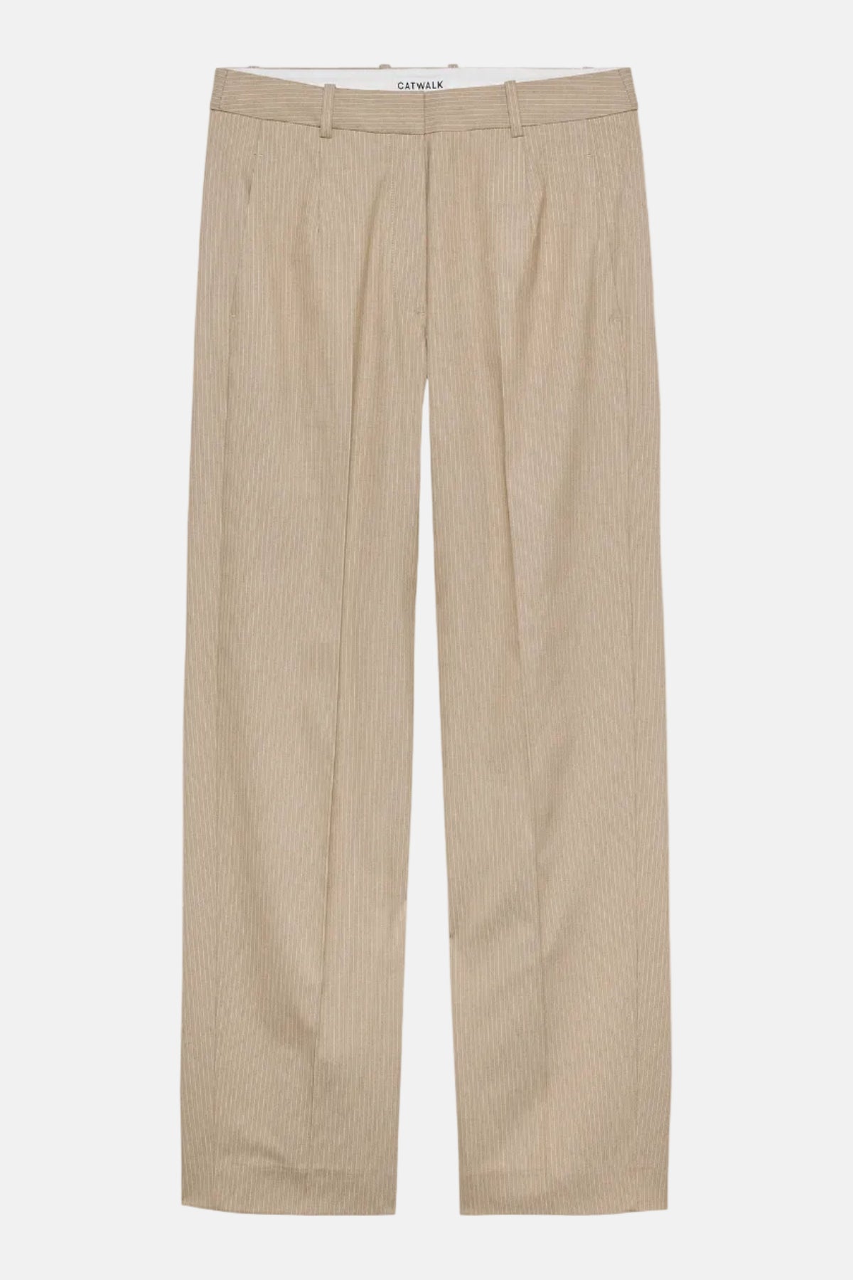 Broek Pinstripe - cement