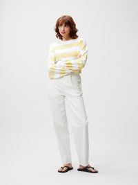 Jeans Barrel - star white