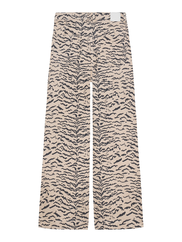 Jeans Wide Leg Tiger - Incense