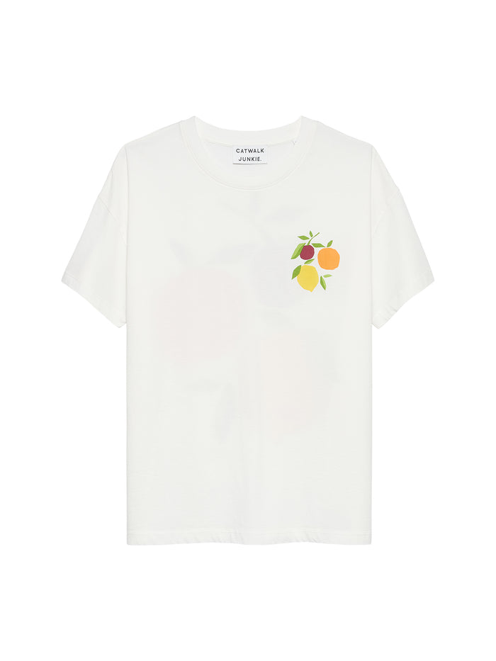 T-shirt graphic - off white 'fruit'