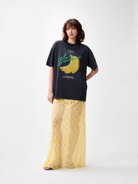 T-shirt oversized graphic - dark grey 'la banana'