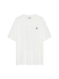 T-shirt oversized graphic - off white 'really nice day'