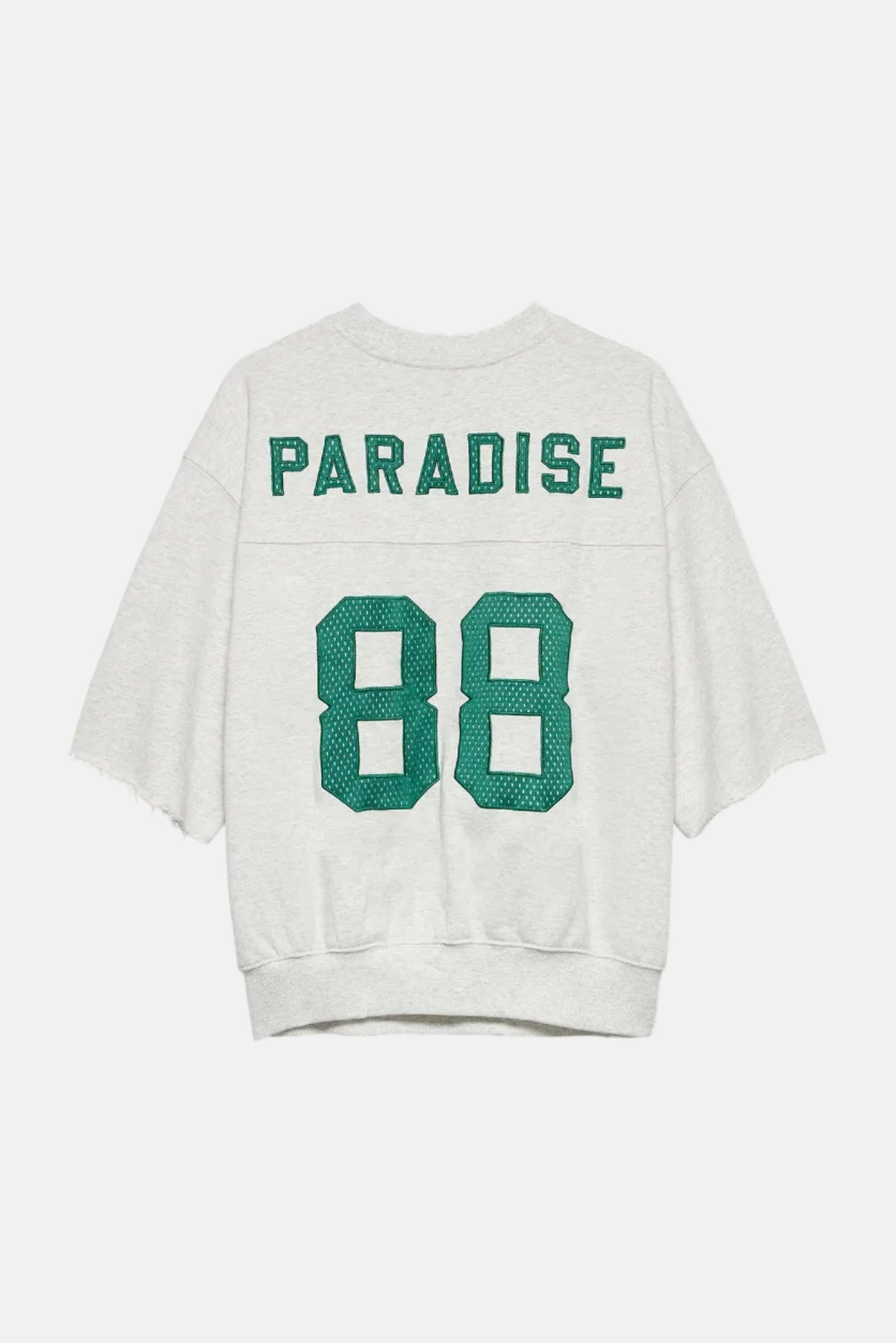 Sweater Short Sleeve Graphic - ligth grey melange