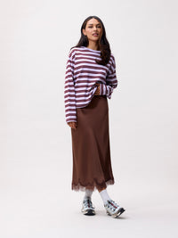Shirt Striped - lavender frost