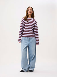 Shirt Striped - lavender frost
