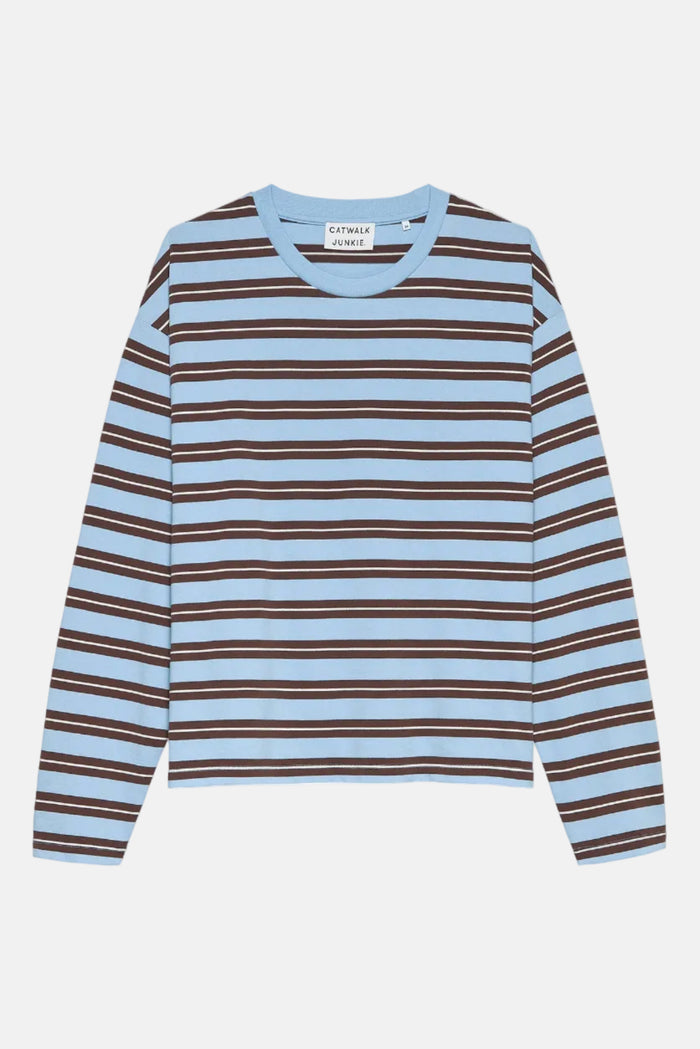Shirt Striped - lavender frost