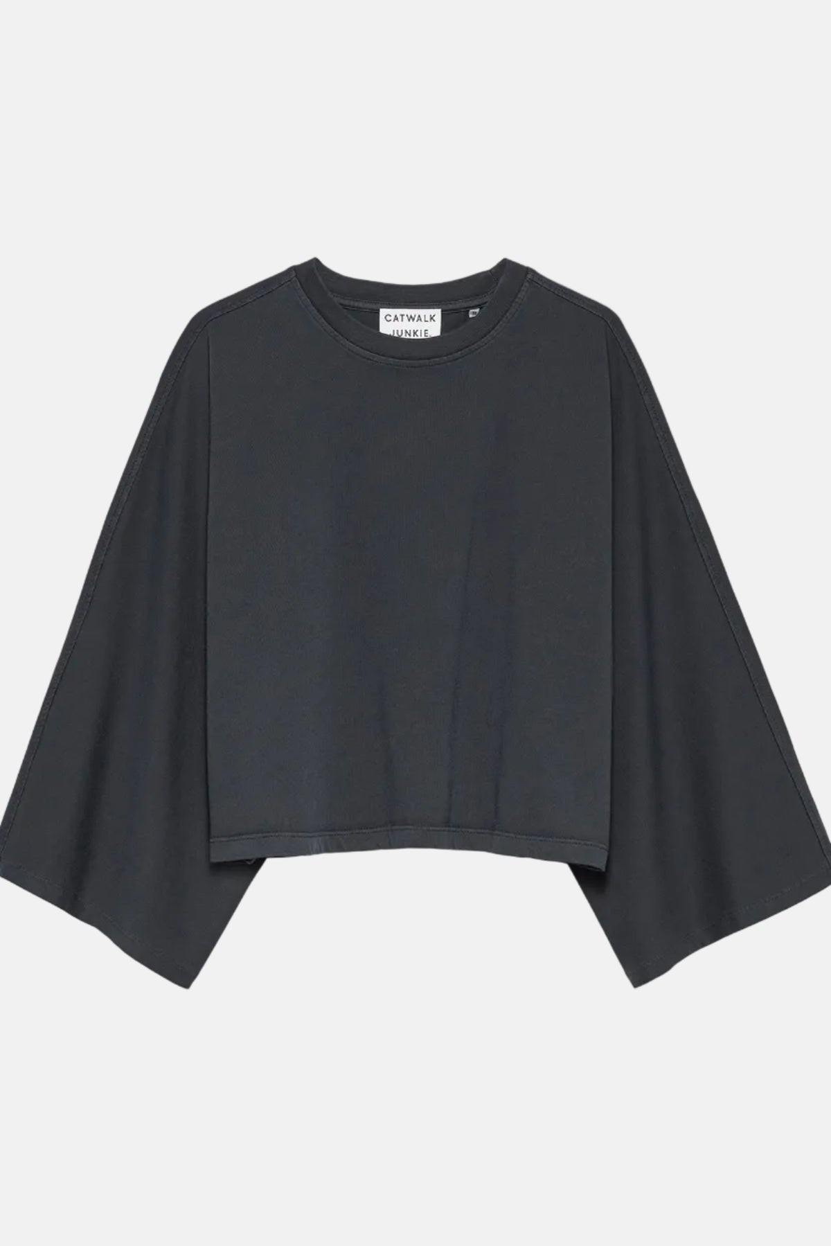 Shirt Cape Long Sleeve - dark grey