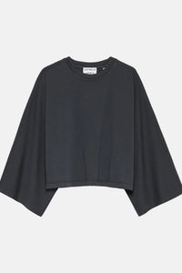Shirt Cape Long Sleeve - dark grey