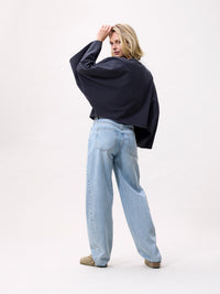 Shirt Cape Long Sleeve - dark grey