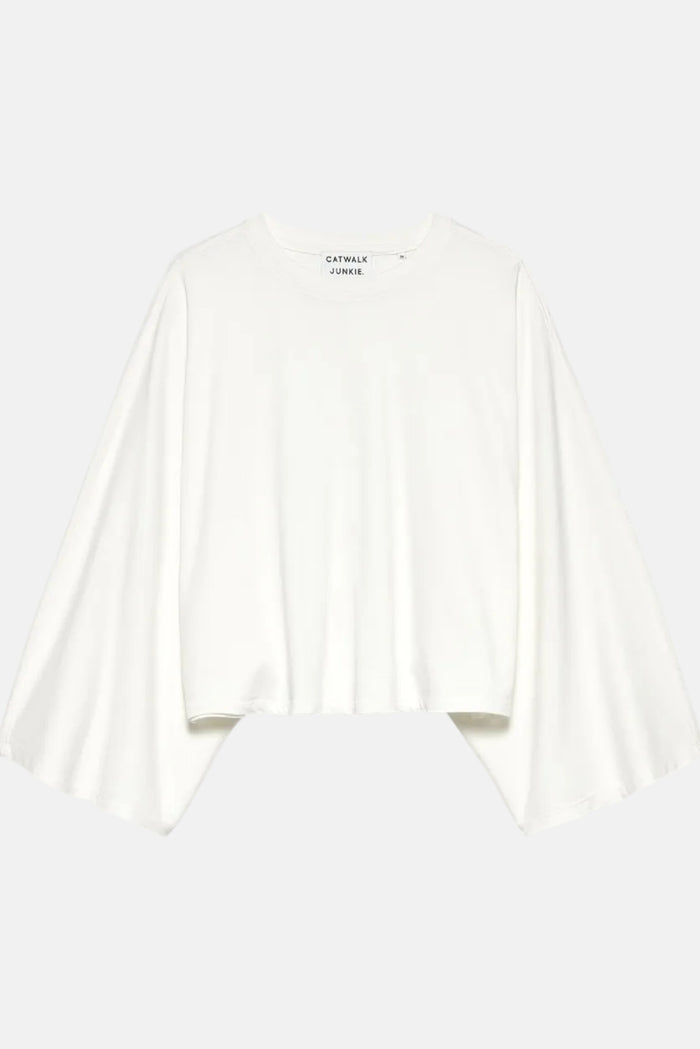 Shirt Cape Long Sleeve - off white