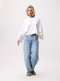 Shirt Cape Long Sleeve - off white