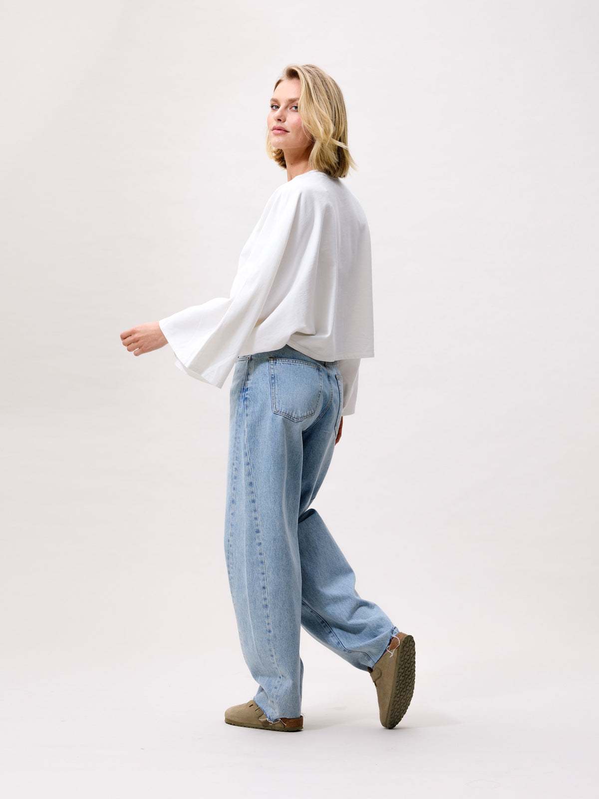 Shirt Cape Long Sleeve - off white