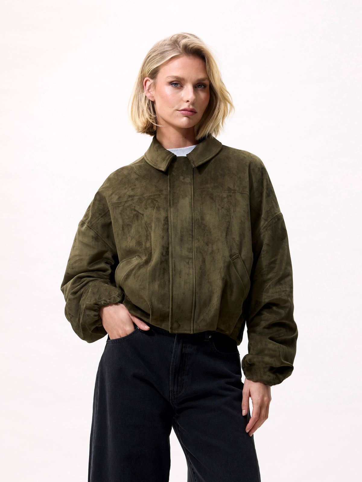 Jas Faux Suede - mountain view