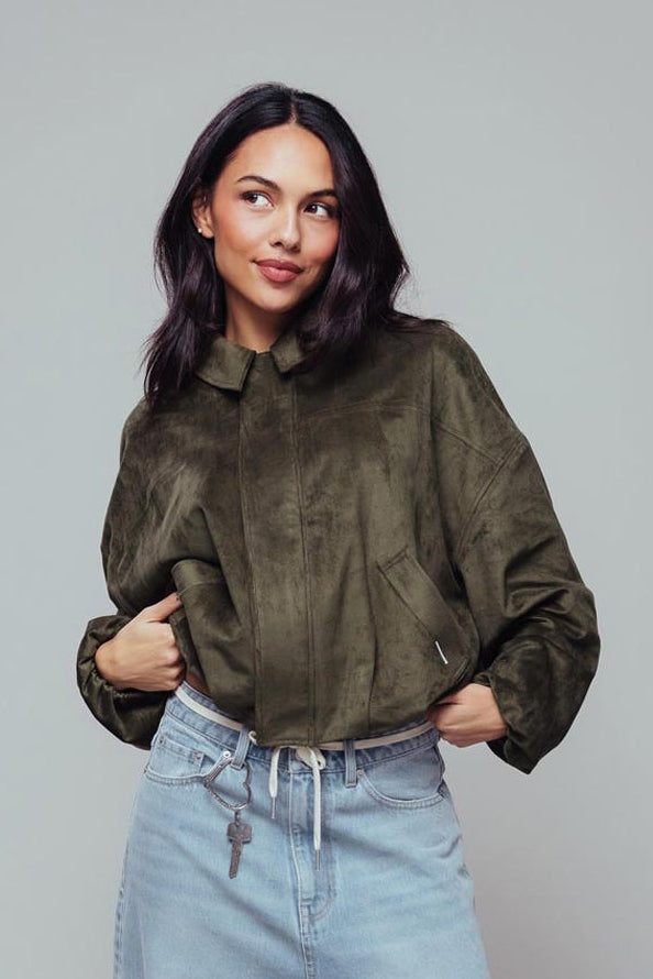 Jas Faux Suede - mountain view