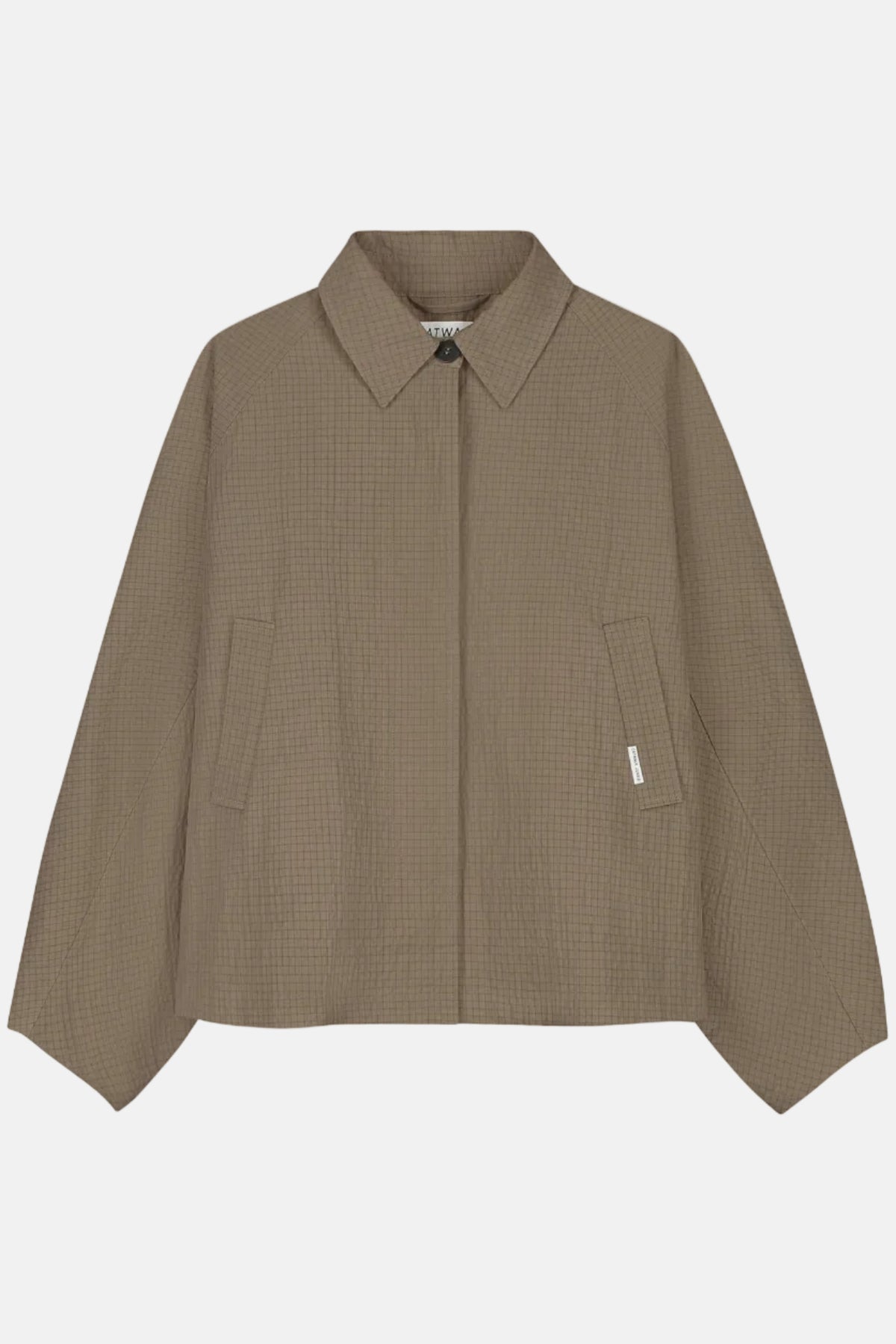 Jas Check Cape - mountain view