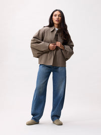 Jas Check Cape - mountain view