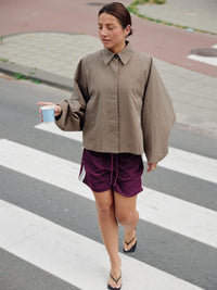 Jas Check Cape - mountain view