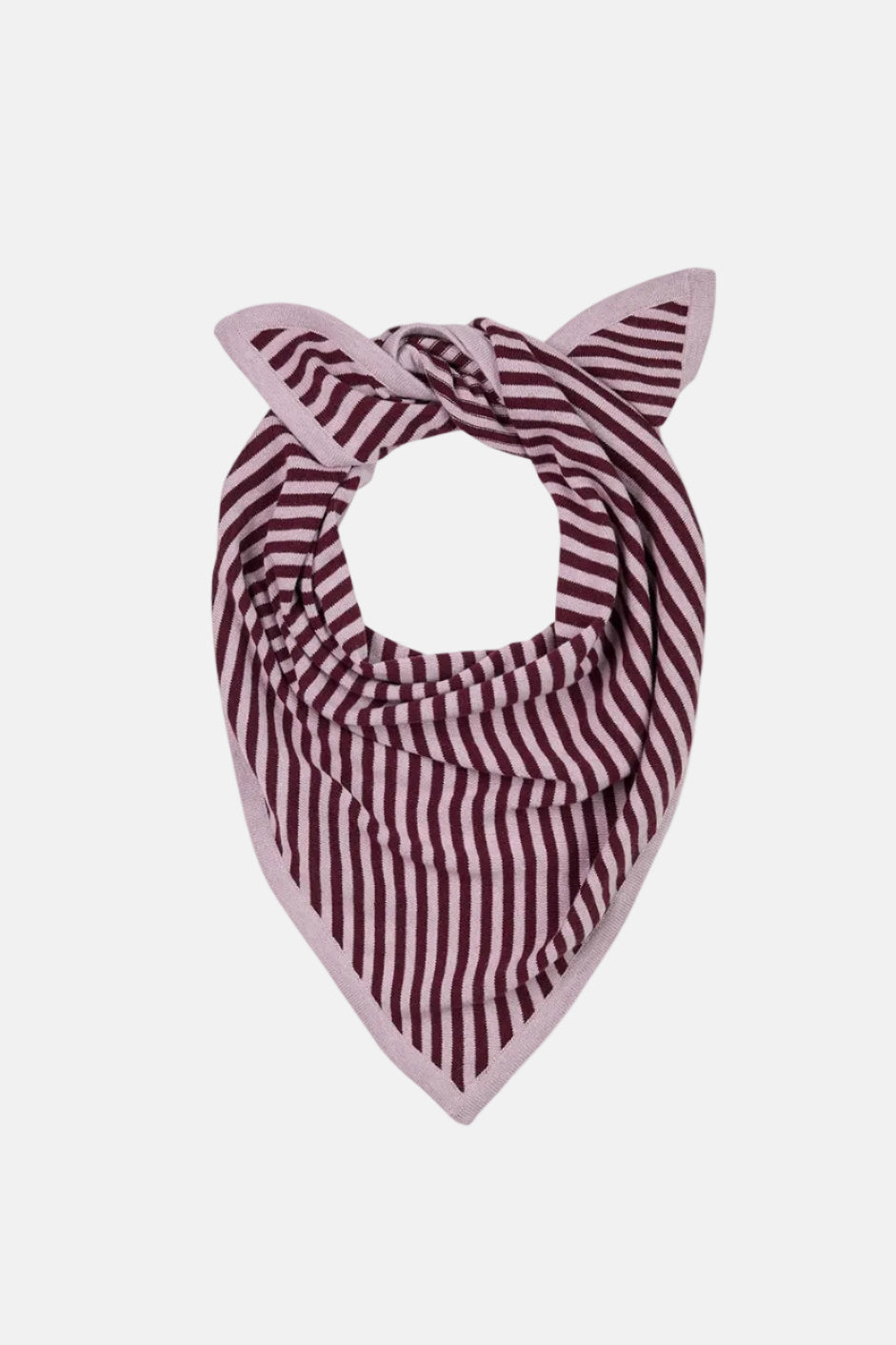 Sjaaltje Striped Triangle - lavender frost