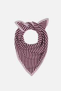 Sjaaltje Striped Triangle - lavender frost