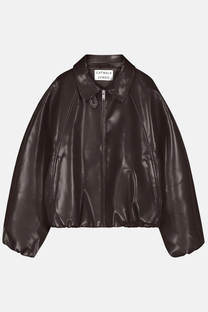 Jas Vegan Leather - dark cacao