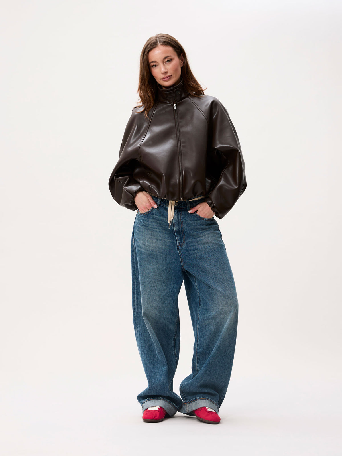 Jas Vegan Leather - dark cacao