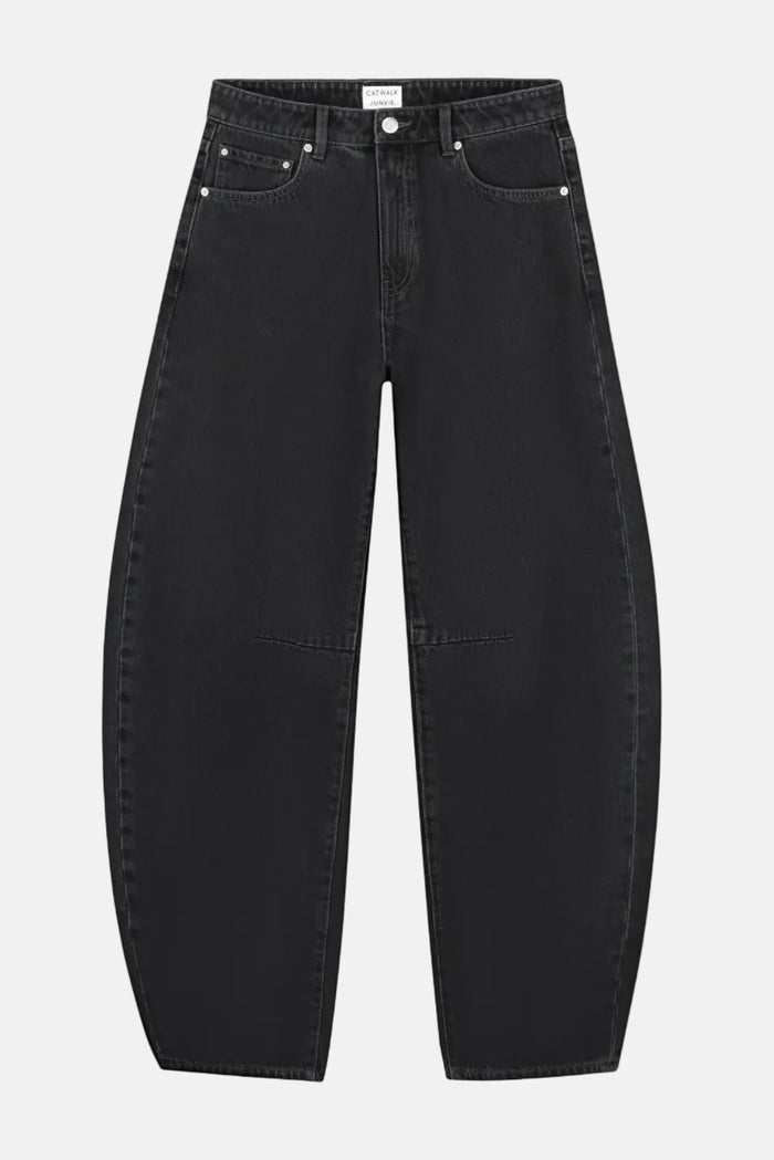 Jeans Bold Barrel Fit - washed black