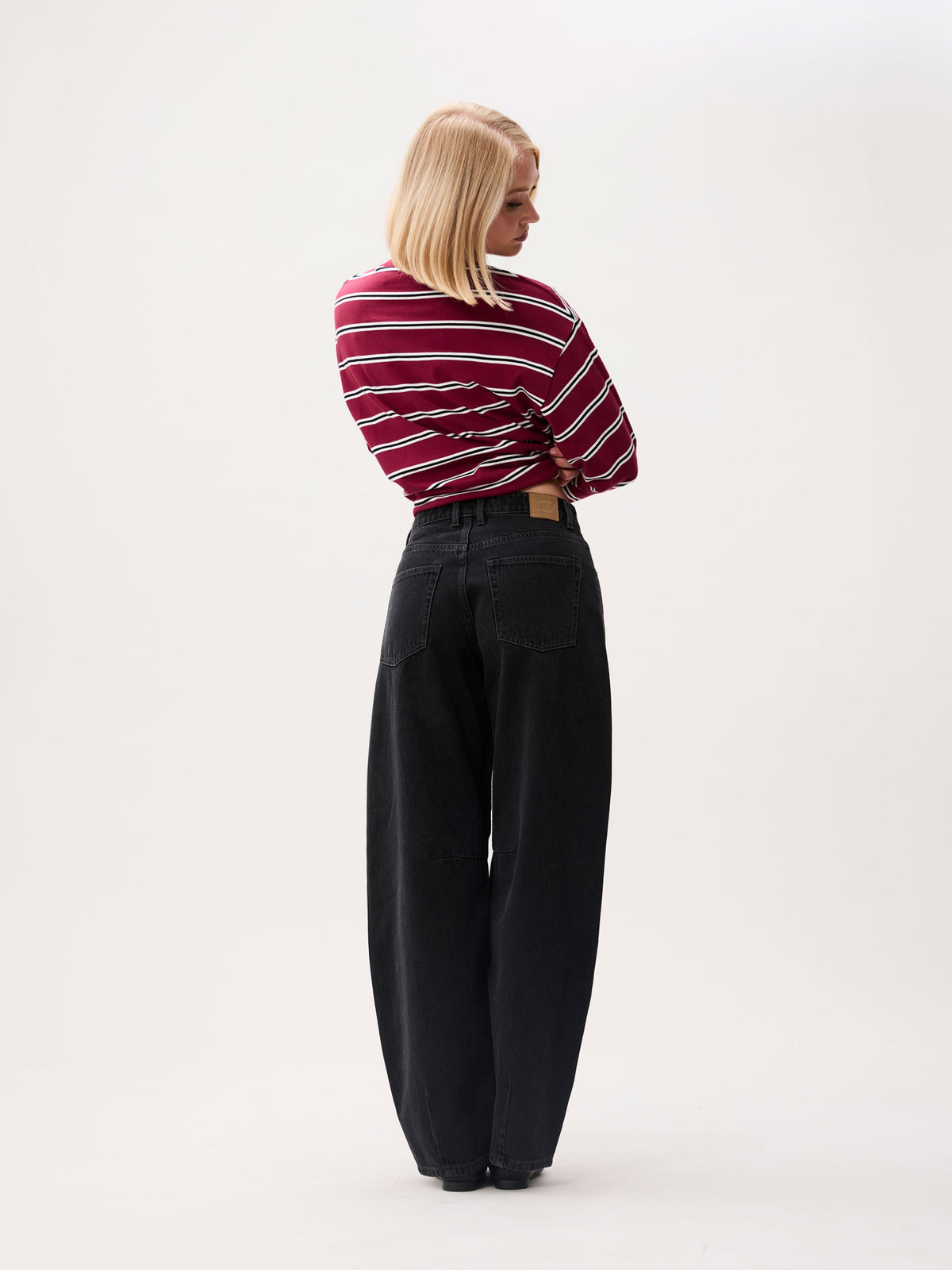 Jeans Bold Barrel Fit - washed black