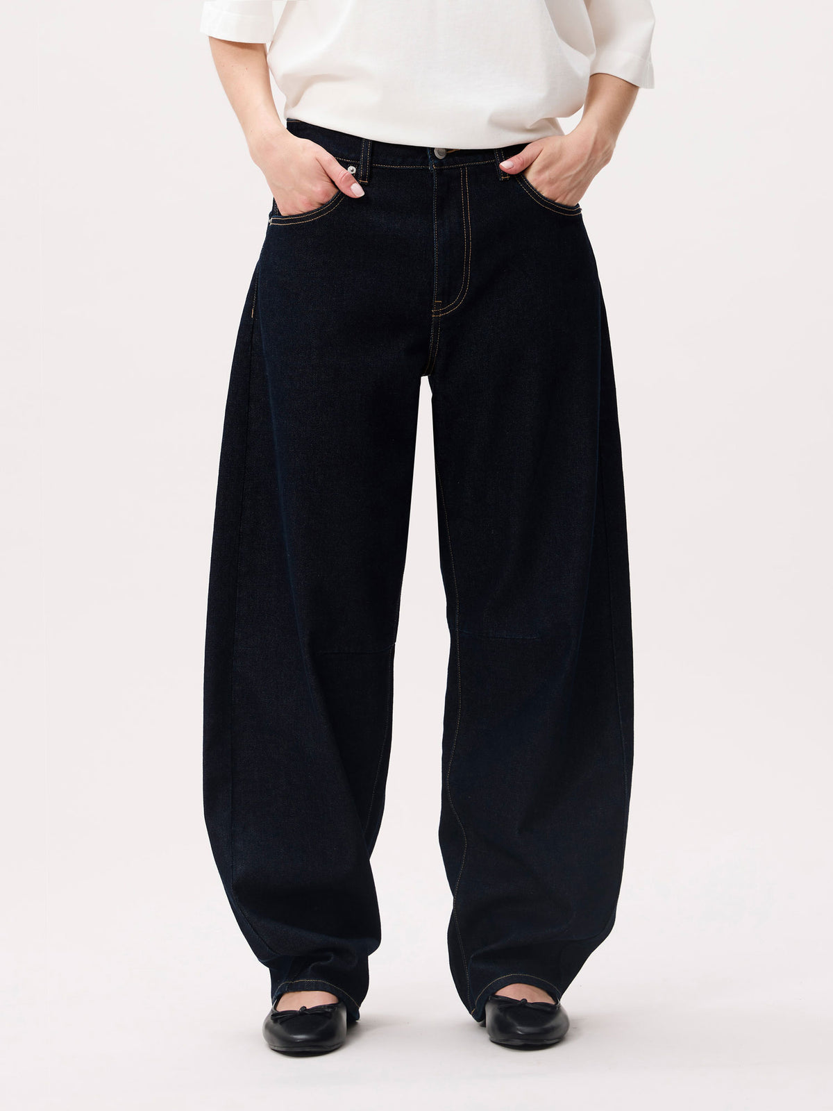 Jeans Bold Barrel Fit - dark blue