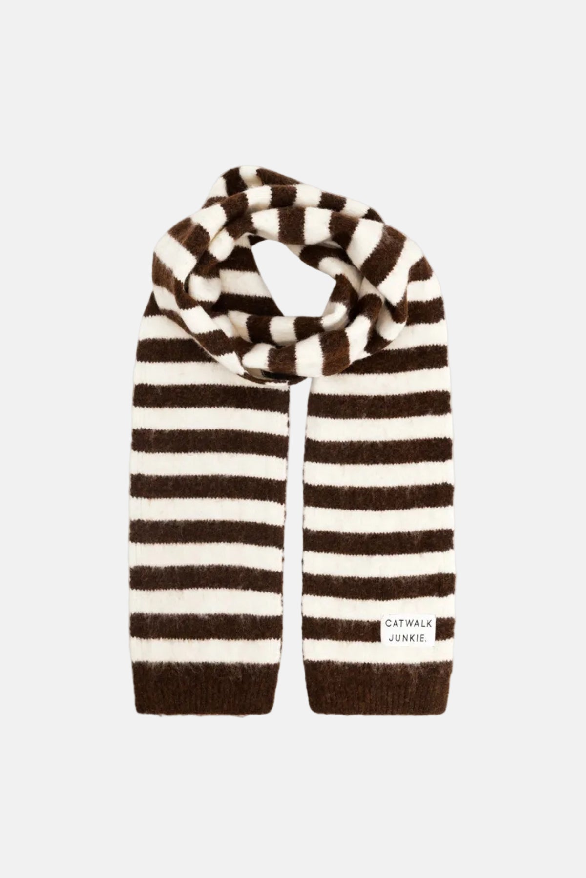 Sjaal Striped - brownie