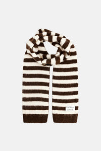 Sjaal Striped - brownie