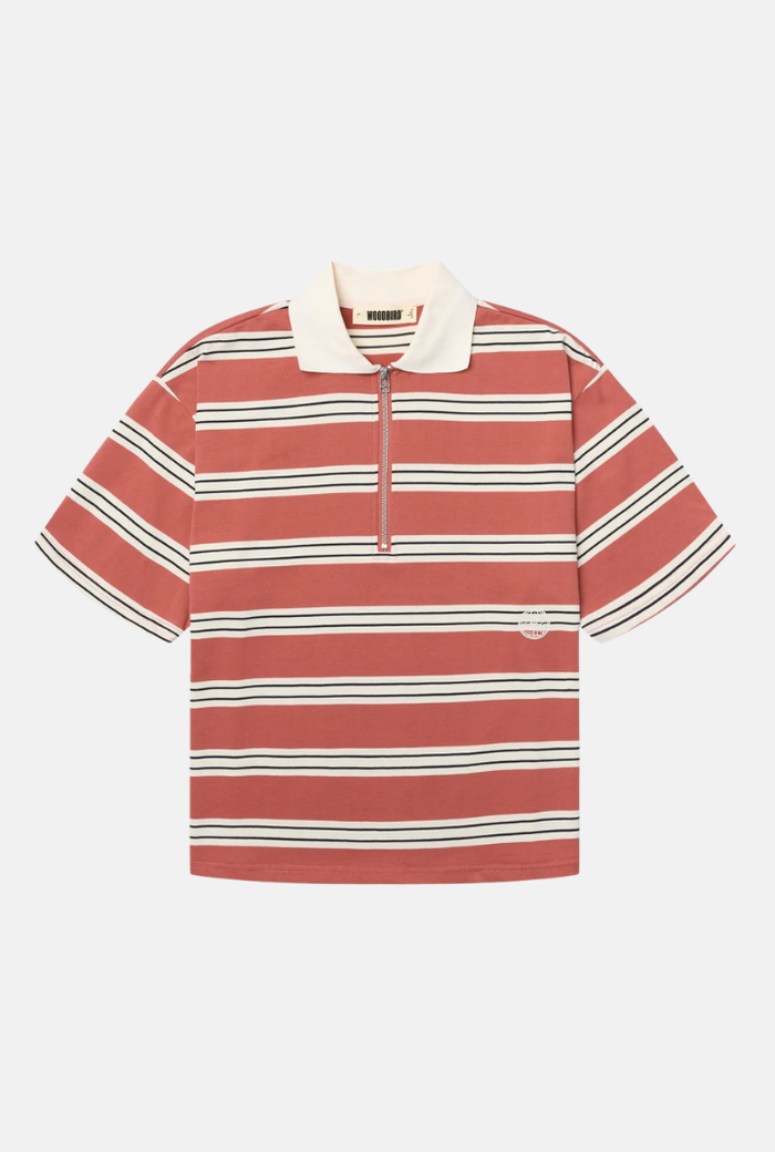 Polo Niro SS Zip - off white-rose