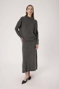 Trui Miya - Dark Grey Melange