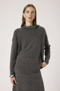 Trui Miya - Dark Grey Melange