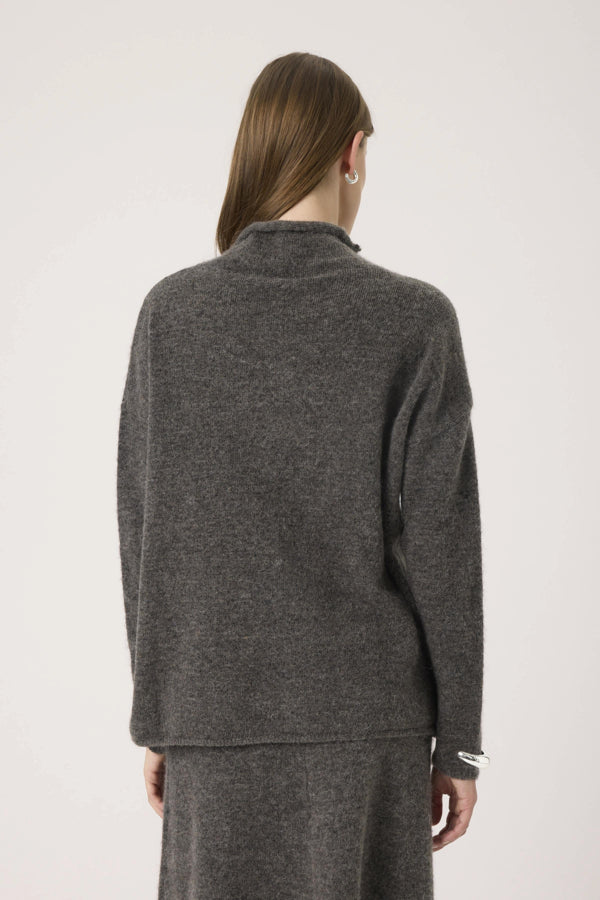 Trui Miya - Dark Grey Melange