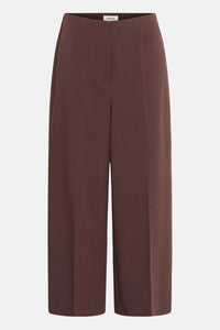 Broek Corinne Wide Cropped - Brown Stone