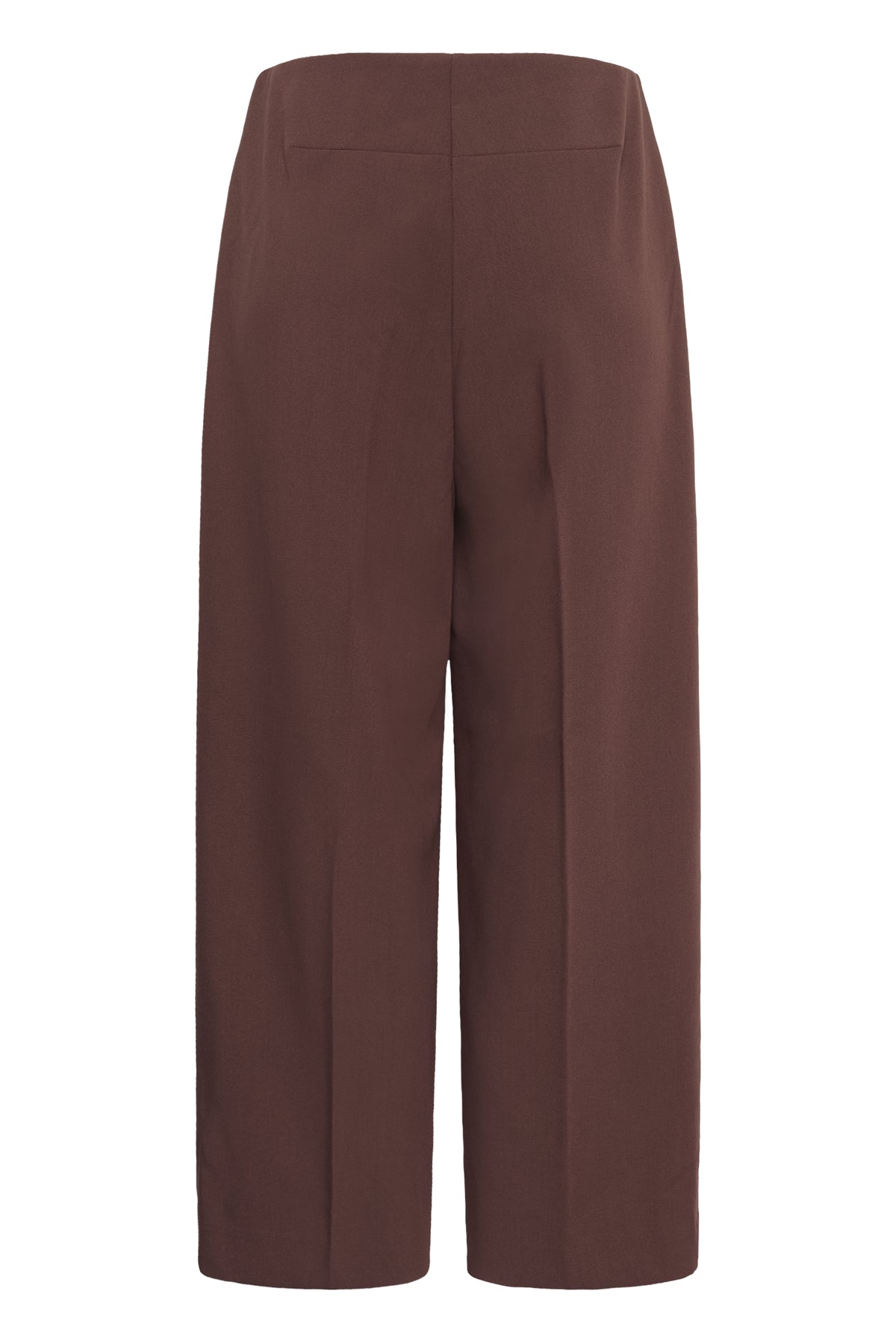 Broek Corinne Wide Cropped - Brown Stone