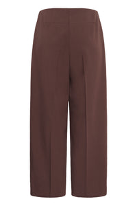 Broek Corinne Wide Cropped - Brown Stone