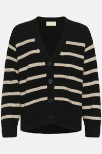 Vest Briony - Black & Dune Stripe