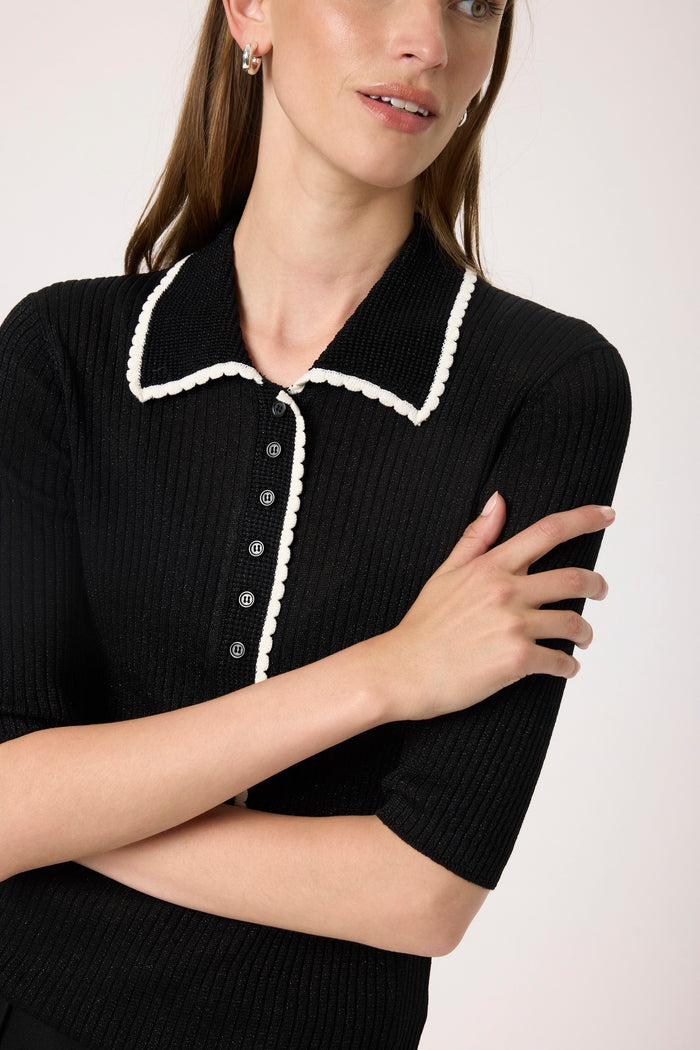 Shirt Laisa Polo - Black
