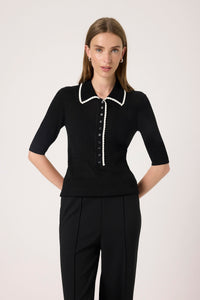 Shirt Laisa Polo - Black