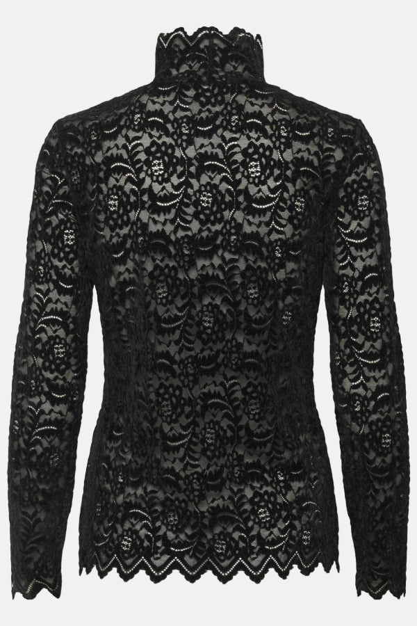 Shirt Sable Mockneck - Black