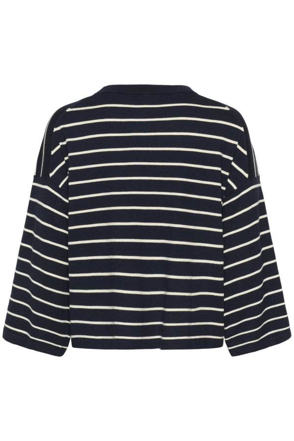 Shirt Spina Boxy Cropped - Salute with White stripes