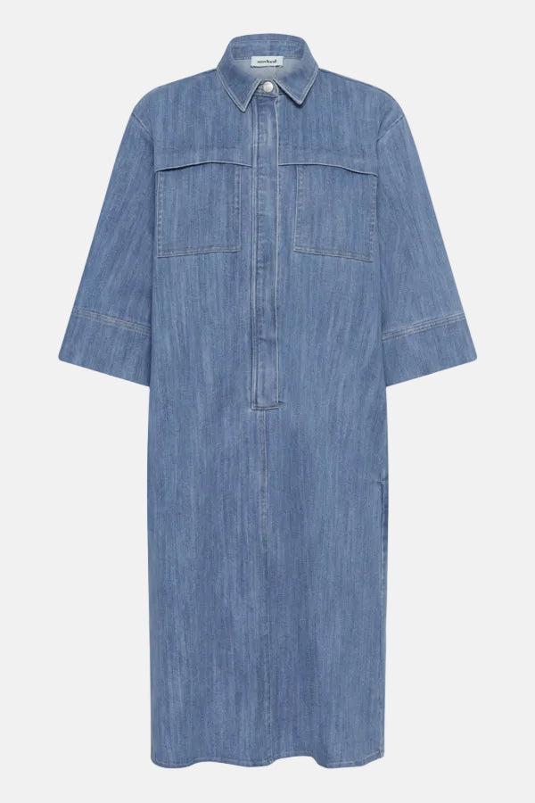 Jurk Ninnie Denim - medium blue denim