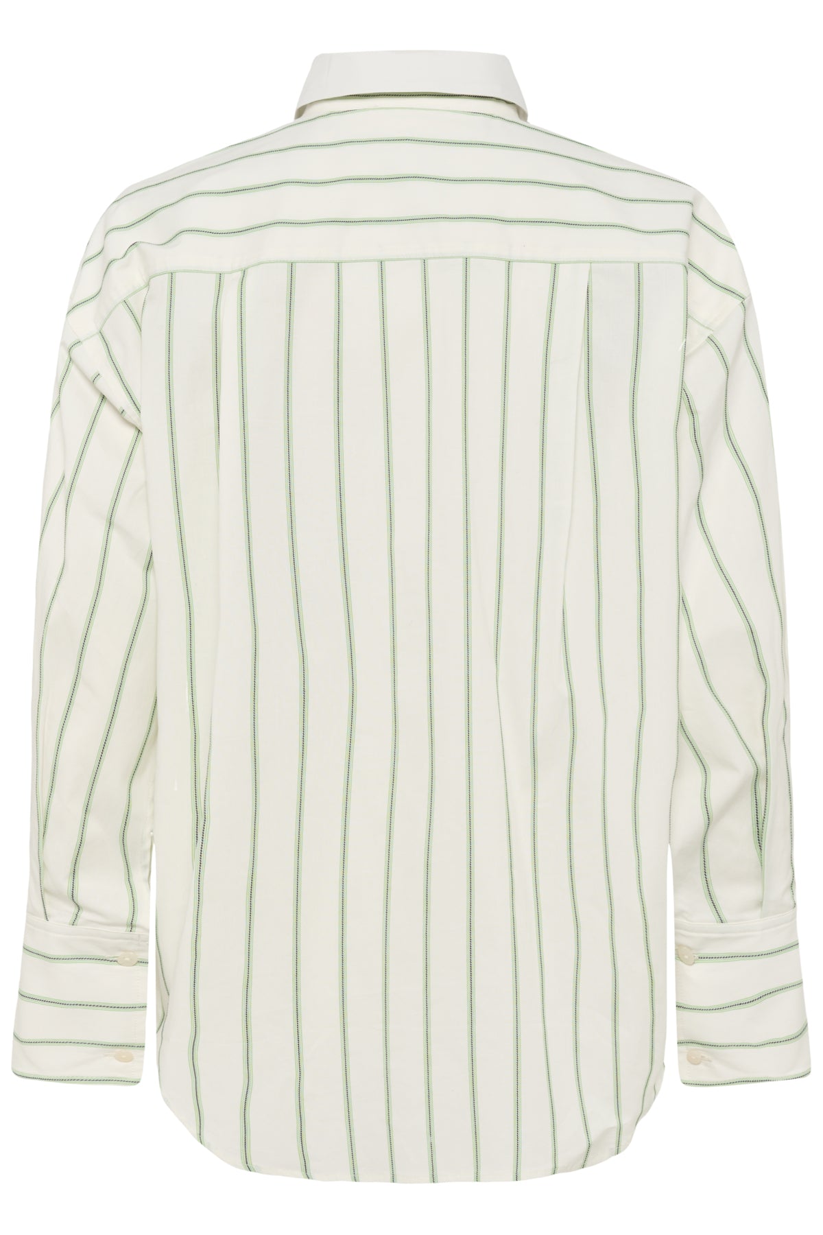 Hemd Noelle - Vibrant Green and White Stripe