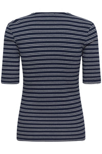 T-Shirt Simone Striped - India Ink Stripe
